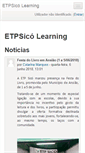 Mobile Screenshot of elearning.etpsico.pt